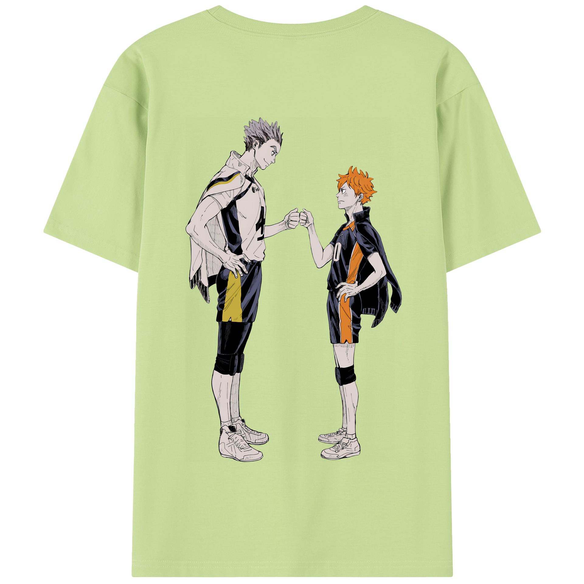 （画像用） ハイキュー!! Haikyu!! 綿100％半袖Tシャツ（背面プリント）